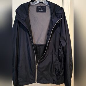 Men's Navy Windbreaker Jacket